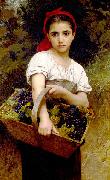 Adolphe William Bouguereau Grape Picker Sweden oil painting artist